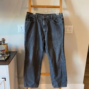 LL Bean Double L Classic Fit Men's Jeans 40x30 Dark Wash Denim Cotton